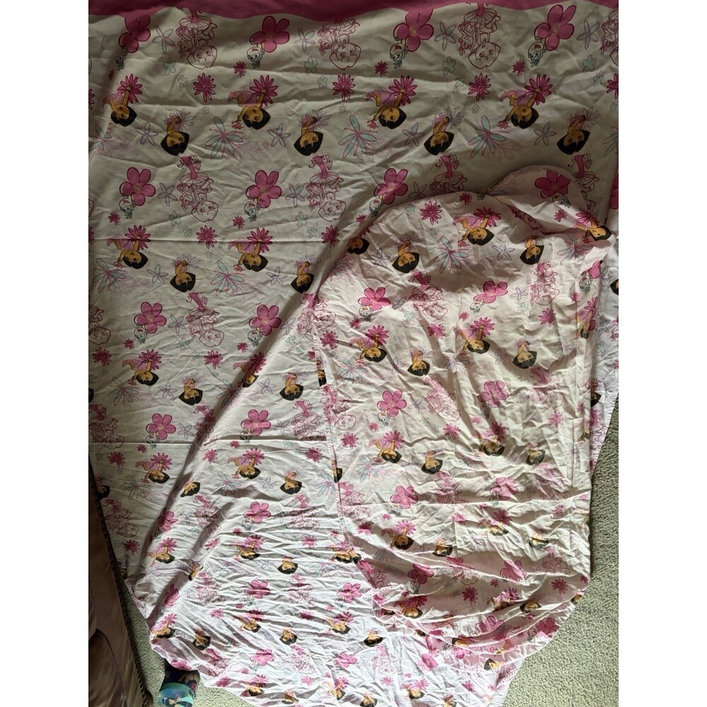 VTG Y2K Dora The Explorer Twin Single Bet Sheet Set Flat & Fitted